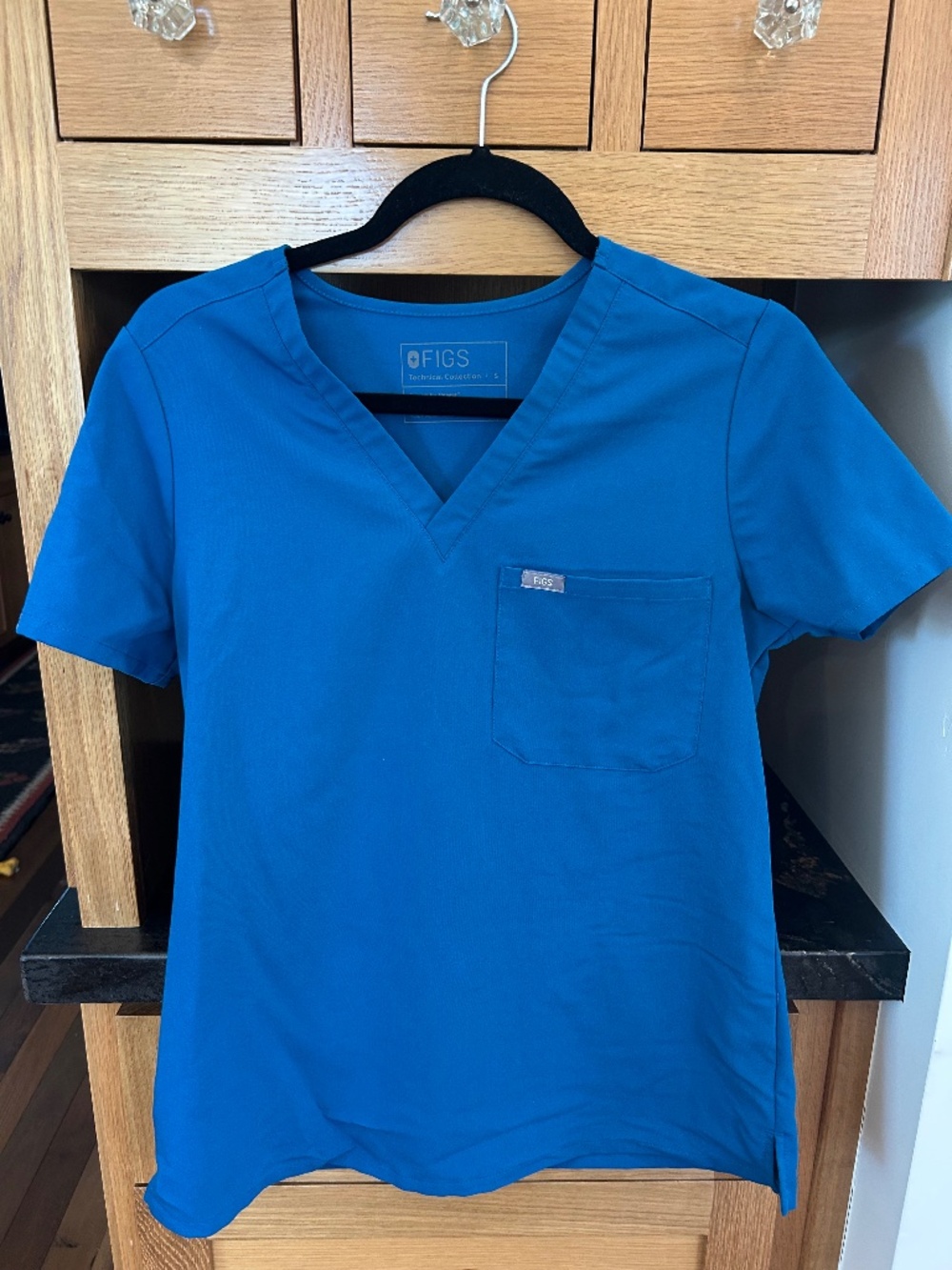 Figs Alps Blue 2pc set Casma Top S and Kade Cargo Pant S